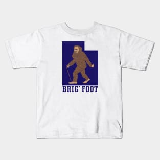 Brig' Foot in Utah Kids T-Shirt